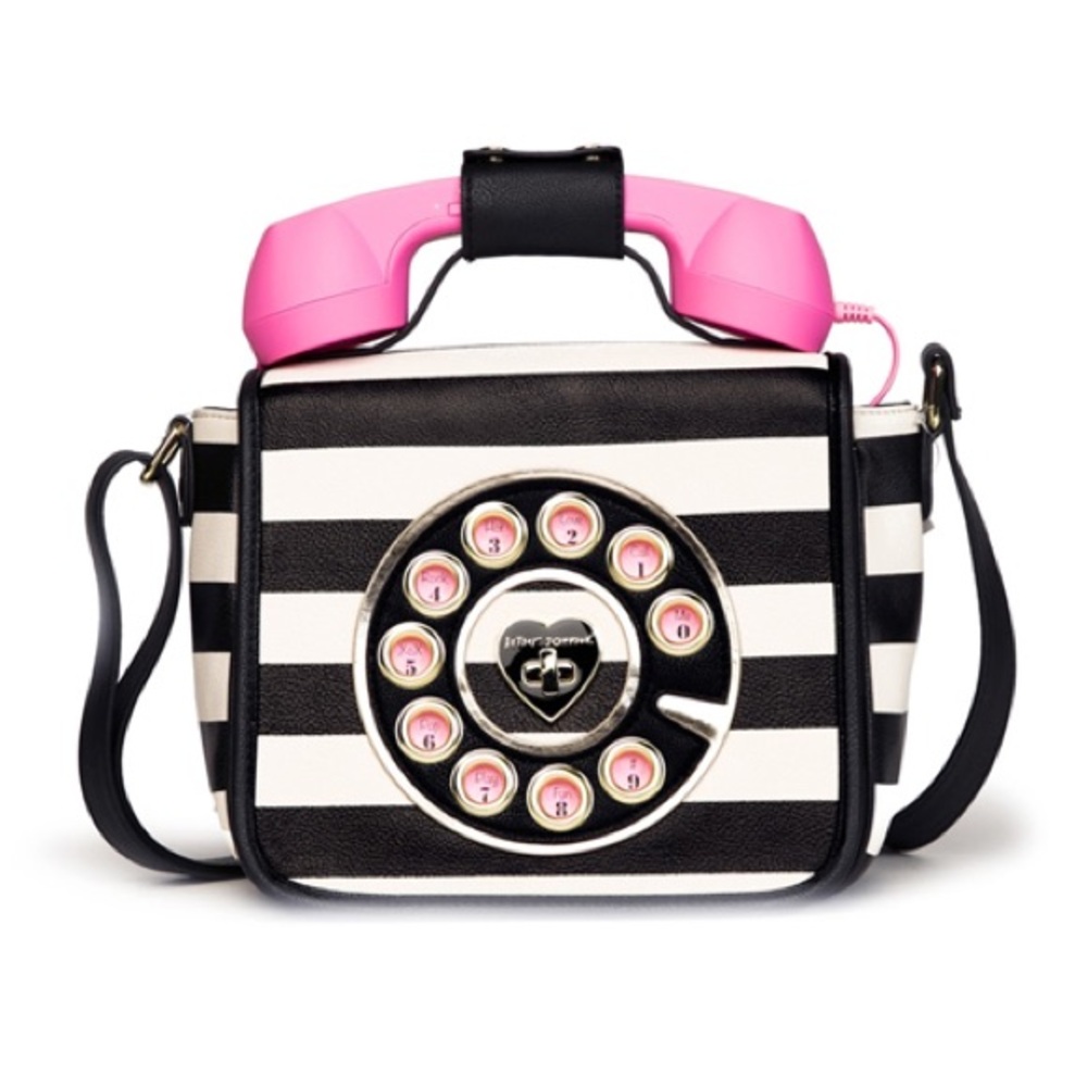 Betsey Johnson CALL ME BABY TELEPHONE BAG